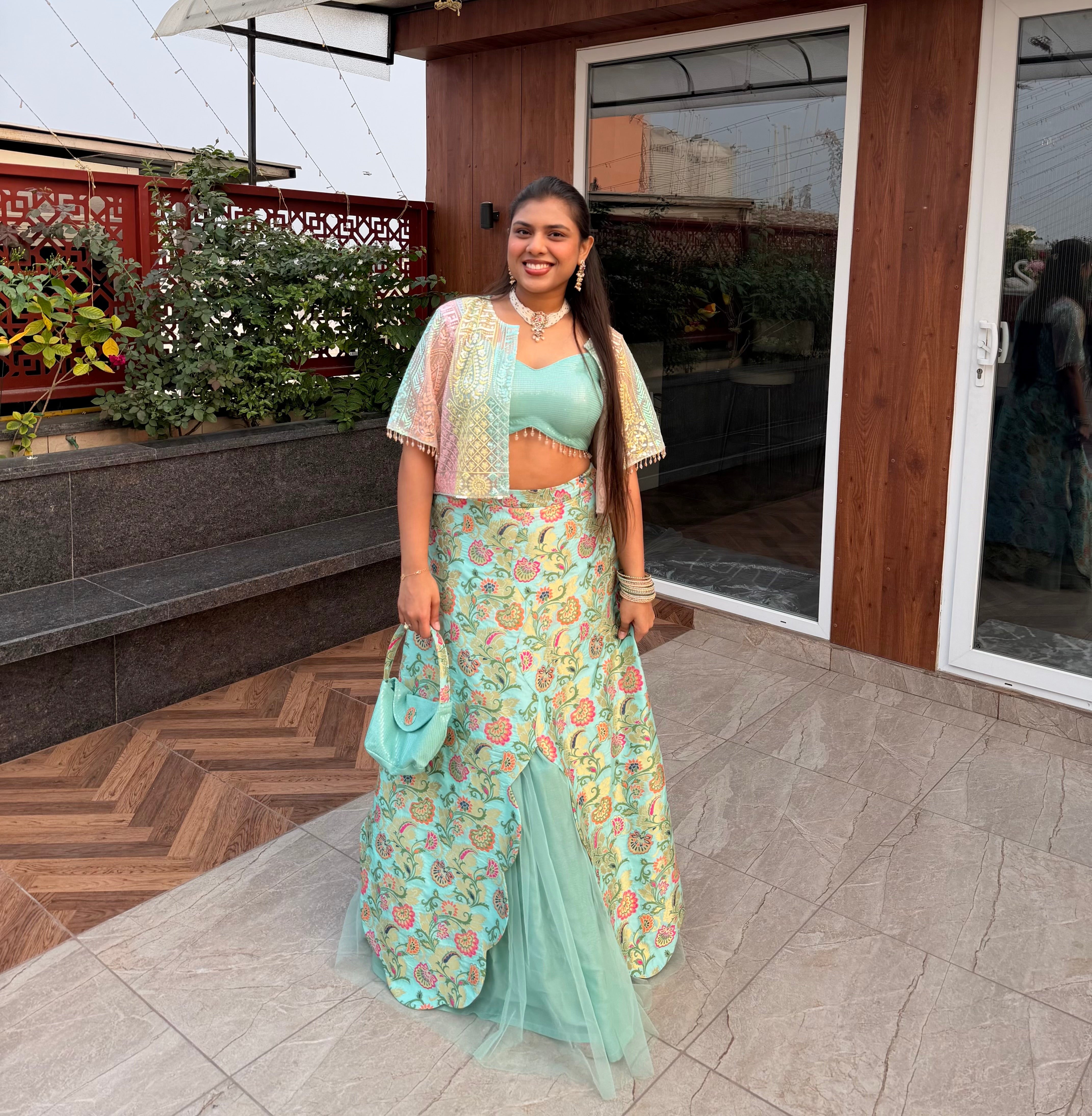 MERMAID BROCADE LEHENGA