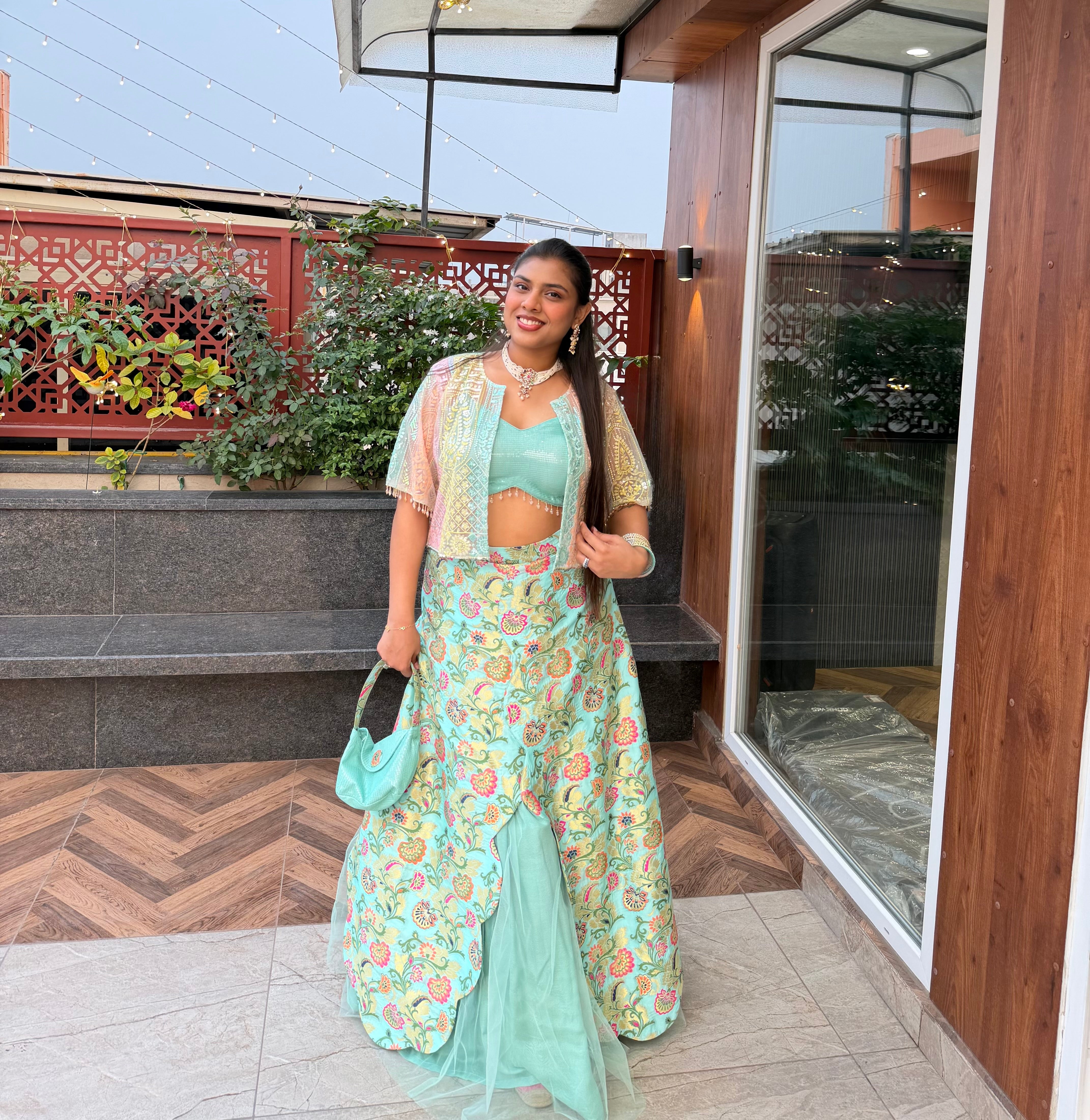 MERMAID BROCADE LEHENGA