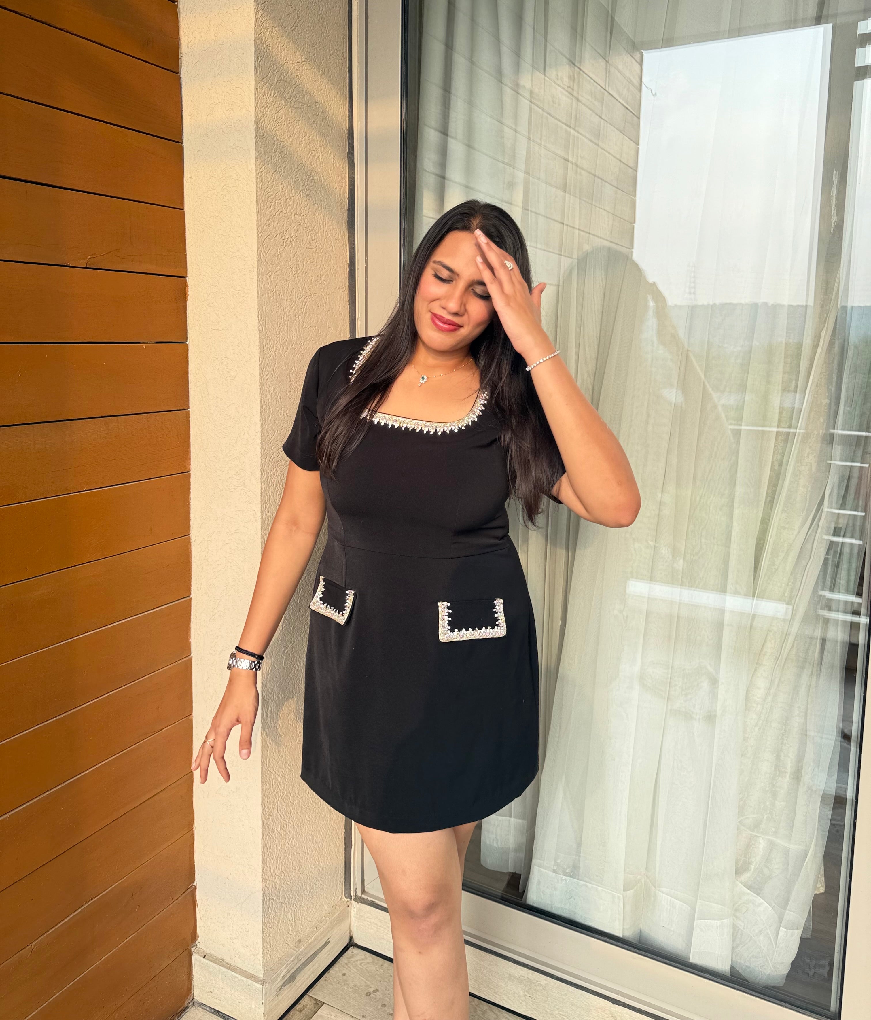 ELIZABETH BLACK DRESS